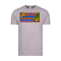 Vintage Zinc usa sunflower and cactus license plate Vintage Tee - HRA Design Shop