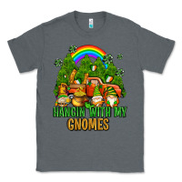 Charcoal Heather hangin with my gnomes with rainbow Classic Tee - AdoDesignShop