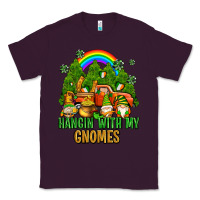 Plum hangin with my gnomes with rainbow Classic Tee - AdoDesignShop