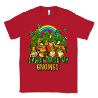 Red hangin with my gnomes with rainbow Classic Tee - AdoDesignShop