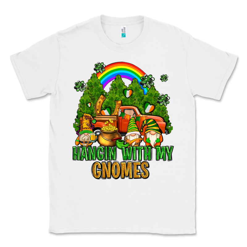 Hangin With My Gnomes With Rainbow Classic Tee by AdoDesignShop | Teevron