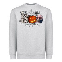 Heather Grey boo Heavyweight Sweatshirt - CowhideDigitalArt