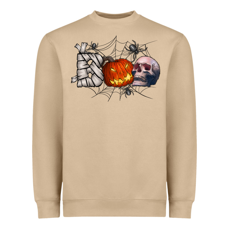 Boo Heavyweight Sweatshirt by CowhideDigitalArt | Teevron