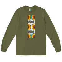 Army Green mimi sunflower leopard  pen wrap Long Sleeve Tee - Artiststas