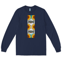 Navy mimi sunflower leopard  pen wrap Long Sleeve Tee - Artiststas