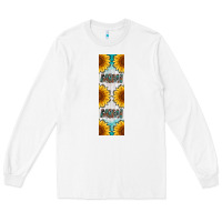 White mimi sunflower leopard  pen wrap Long Sleeve Tee - Artiststas