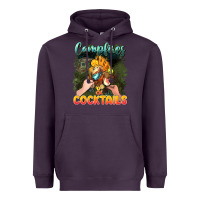 Plum campfirescocktails Heavyweight Hoodie - NancyCooperArtShop