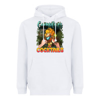 White campfirescocktails Heavyweight Hoodie - NancyCooperArtShop