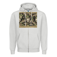 Dove Grey camouflage bull skull Zipper Hoodie - Jasminsmagicworld