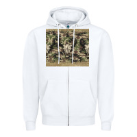 White camouflage bull skull Zipper Hoodie - Jasminsmagicworld