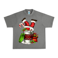 Tornado Santa claus in a coffee cup Urban Heavy Tee - FaDigitalArtStudio