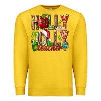 Lemon holly jolly teacher Premium Sweatshirt - NancyCooperArtShop