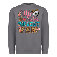 Storm little sister biggest fan soccer Heavyweight Sweatshirt - HRA Design Shop