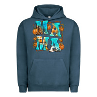 Pigment Midnight Navy Fall Mama Urban Hoodie - texasbilliewilder