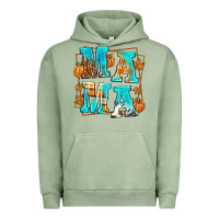 Pigment Oil Green Fall Mama Urban Hoodie - texasbilliewilder