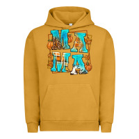 Pigment Peanut Butter Fall Mama Urban Hoodie - texasbilliewilder