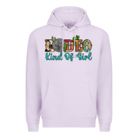 Lilac rodeo kind of girl Premium Hoodie - Artiststas