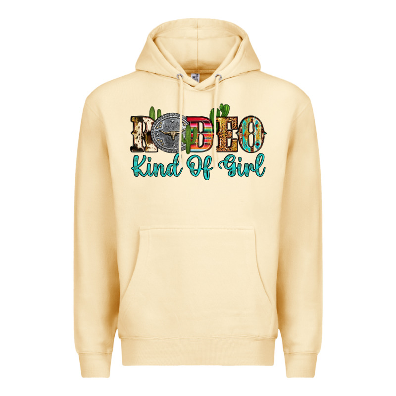 Rodeo Kind Of Girl Premium Hoodie by Artiststas | Teevron