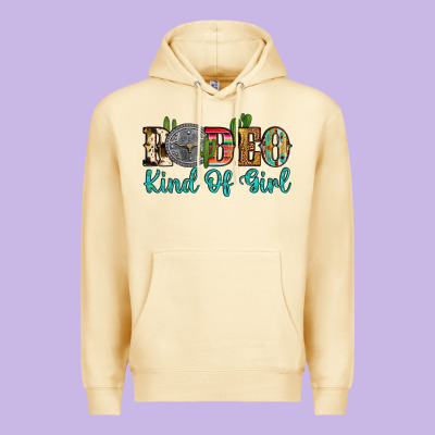 Rodeo Kind Of Girl Premium Hoodie Designed By Artiststas