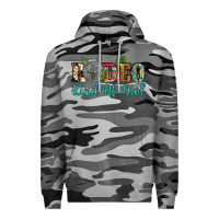 Slate Camo rodeo kind of girl Premium Hoodie - Artiststas