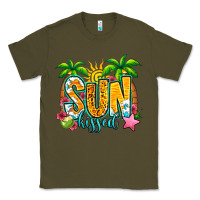Army Green sun kissed summer Classic Tee - Jasminsmagicworld
