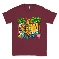 Burgundy sun kissed summer Classic Tee - Jasminsmagicworld