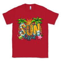 Red sun kissed summer Classic Tee - Jasminsmagicworld