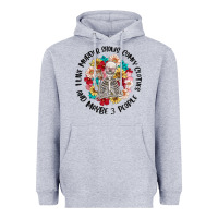 Heather Grey i like murder shows comfy clothes and like 3 peopl Heavyweight Hoodie - MaliasSmallBusiness