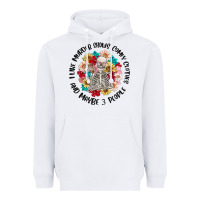 White i like murder shows comfy clothes and like 3 peopl Heavyweight Hoodie - MaliasSmallBusiness
