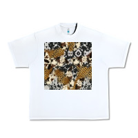 Cowhide Leopard Seamless Pattern Urban Heavy Tee | Teevron