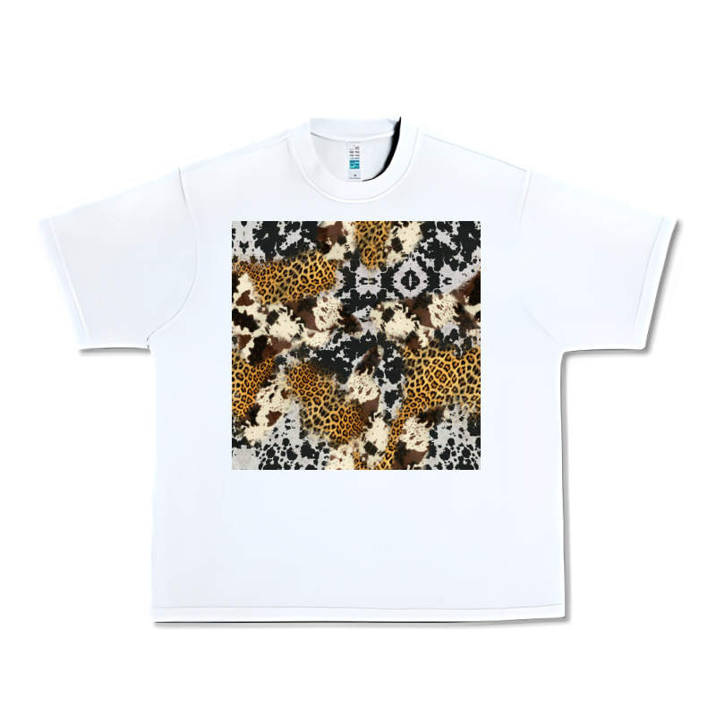 Cowhide Leopard Seamless Pattern Urban Heavy Tee by HRA Design Shop | Teevron