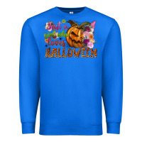 True Royal just a girl who loves halloween Premium Sweatshirt - NancyCooperArtShop