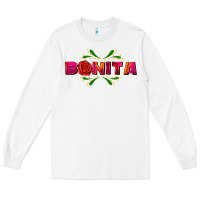 White bonita Long Sleeve Tee - AdoDesignShop