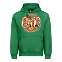 Emerald Fall with Background Urban Hoodie - texasbilliewilder