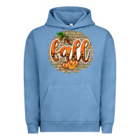 Pigment Pebble Blue Fall with Background Urban Hoodie - texasbilliewilder