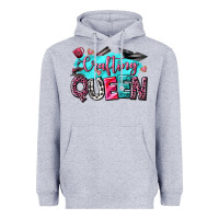 Heather Grey crafting queen Heavyweight Hoodie - NancyCooperArtShop