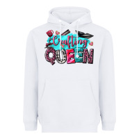White crafting queen Heavyweight Hoodie - NancyCooperArtShop