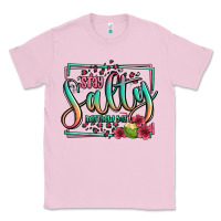 Bubblegum Pink stay salty matthew 5 13 summer Classic Tee - Jasminsmagicworld
