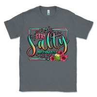 Charcoal Heather stay salty matthew 5 13 summer Classic Tee - Jasminsmagicworld