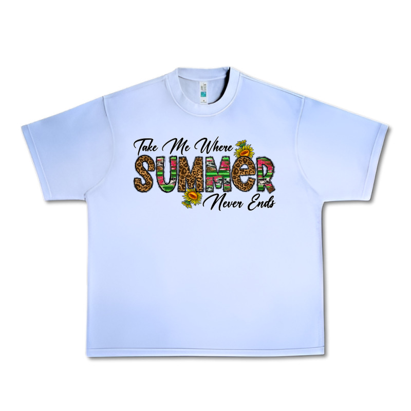 Take Me Where Summer Never Ends Urban Heavy Tee by CowhideDigitalArt | Teevron