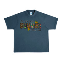 Midnight Navy take me where summer never ends Urban Heavy Tee - CowhideDigitalArt
