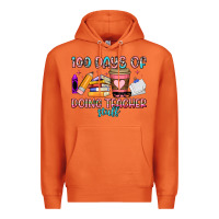 Carrot 100 days of doing teacher stuff Premium Hoodie - Artiststas
