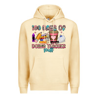 Pina Colada 100 days of doing teacher stuff Premium Hoodie - Artiststas