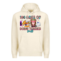 Tofu 100 days of doing teacher stuff Premium Hoodie - Artiststas