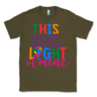 Army Green This Little Light Of Mine Classic Tee - CowhideDigitalArt