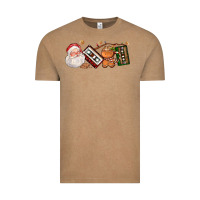 Vintage Coffee coffee cup santa cassette cookie Vintage Tee - FaDigitalArtStudio