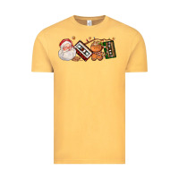 Vintage Mustard coffee cup santa cassette cookie Vintage Tee - FaDigitalArtStudio