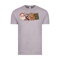 Coffee Cup Santa Cassette Cookie Vintage Tee | Teevron