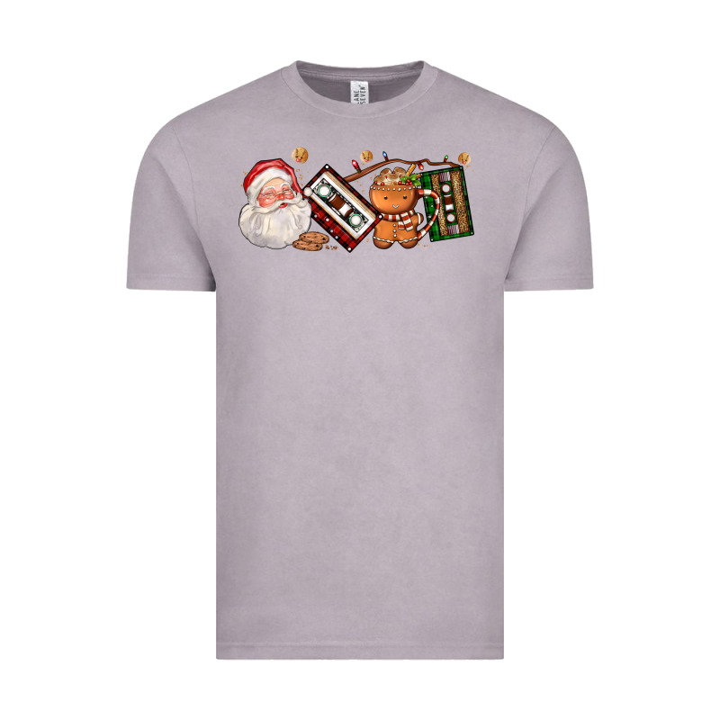 Coffee Cup Santa Cassette Cookie Vintage Tee by FaDigitalArtStudio | Teevron