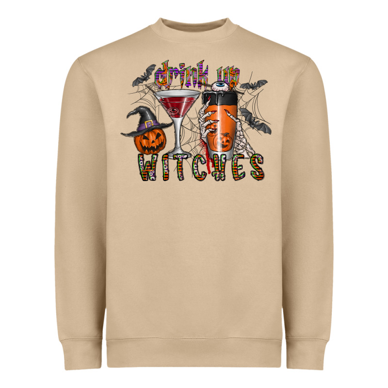 Drink Up Witches Heavyweight Sweatshirt by CowhideDigitalArt | Teevron